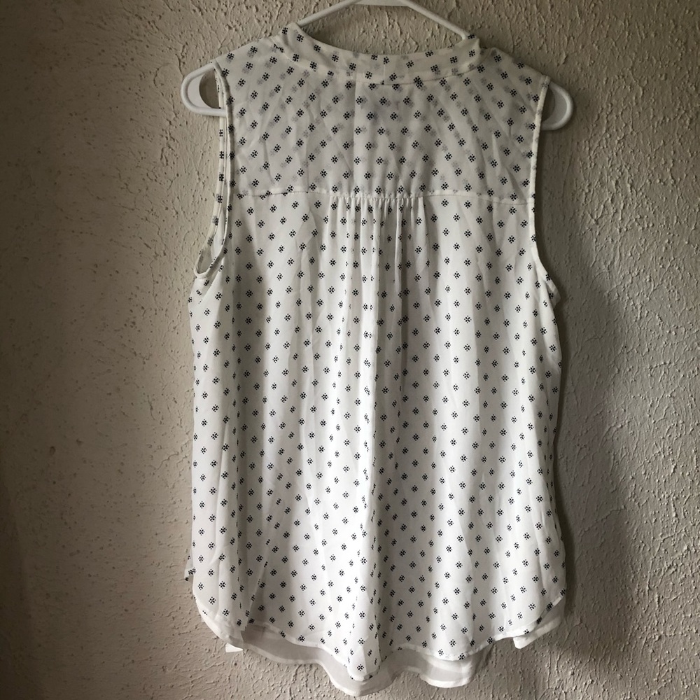 Ann Taylor Mosaic Shirred Shell Top - Picture 8 of 8